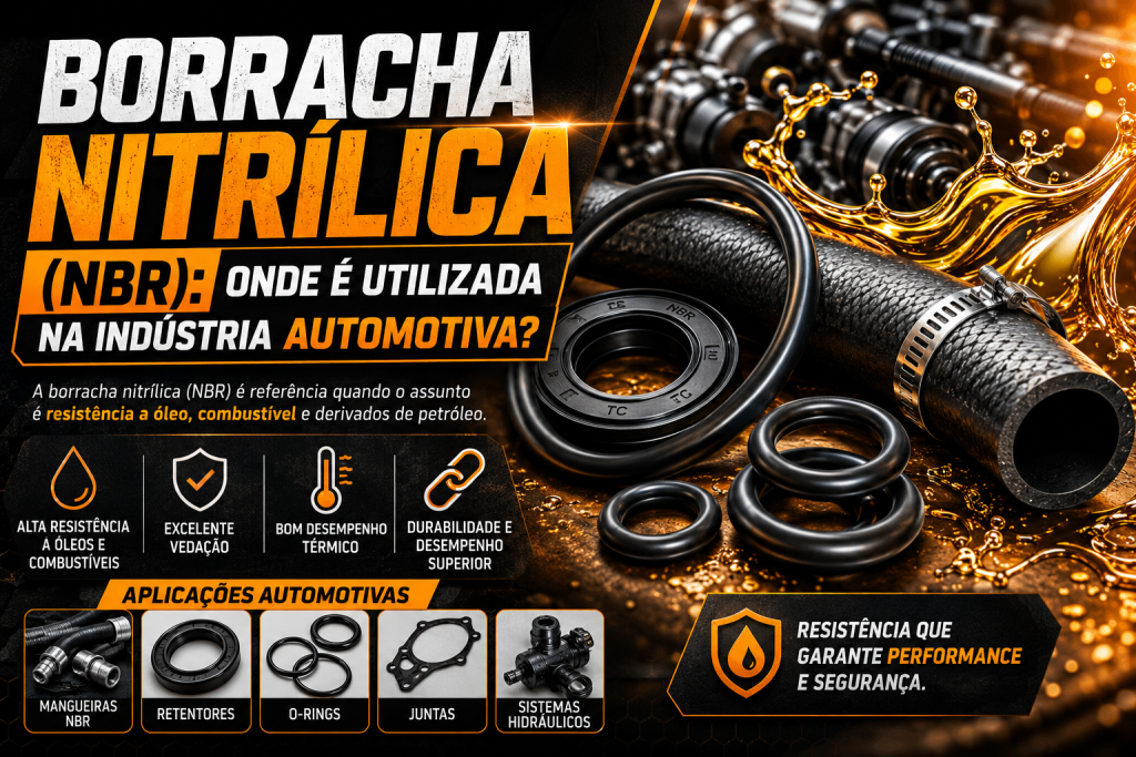 Borracha Nitrílica: Onde é Utilizada na Indústria Automotiva?