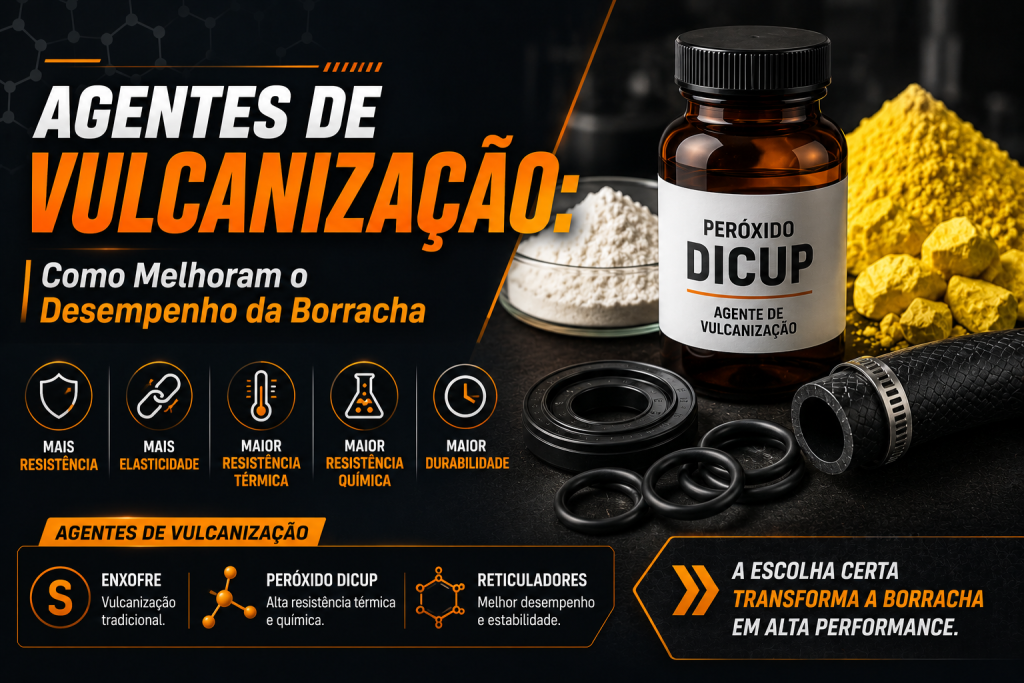 Agentes de Vulcanização: Como Melhoram o Desempenho da Borracha