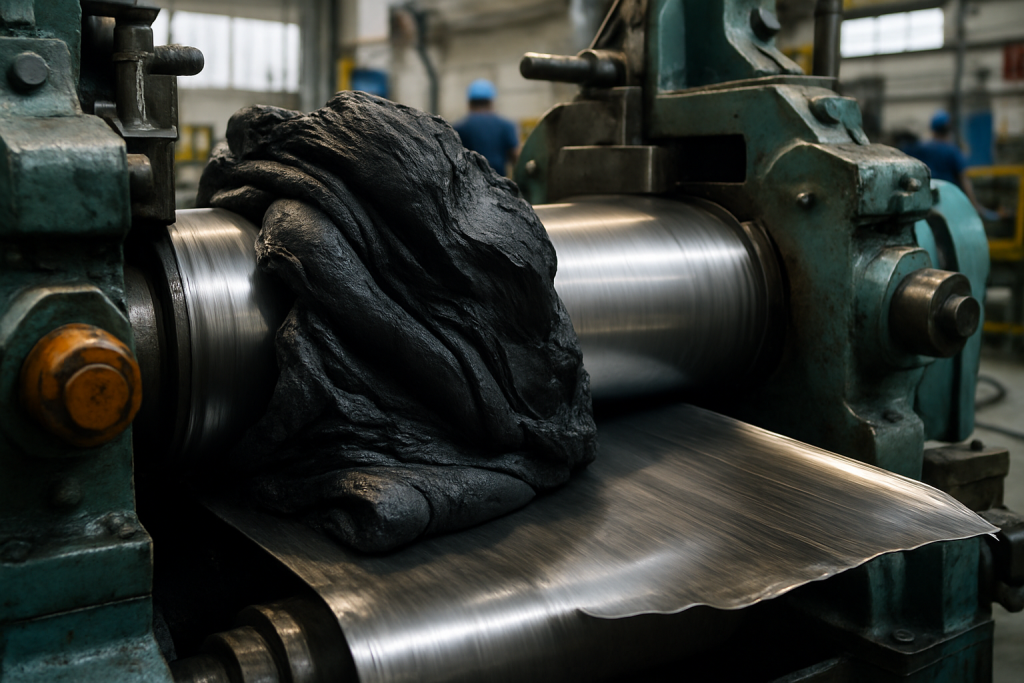 composto de borracha para uso industrial