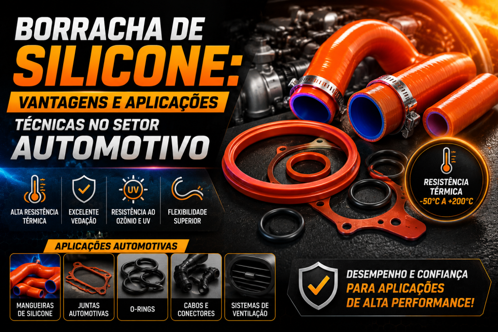Borracha de Silicone: Vantagens e Aplicações Técnicas no Setor Automotivo