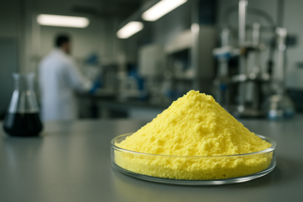 Enxofre para borracha: importância na cura e no desempenho final