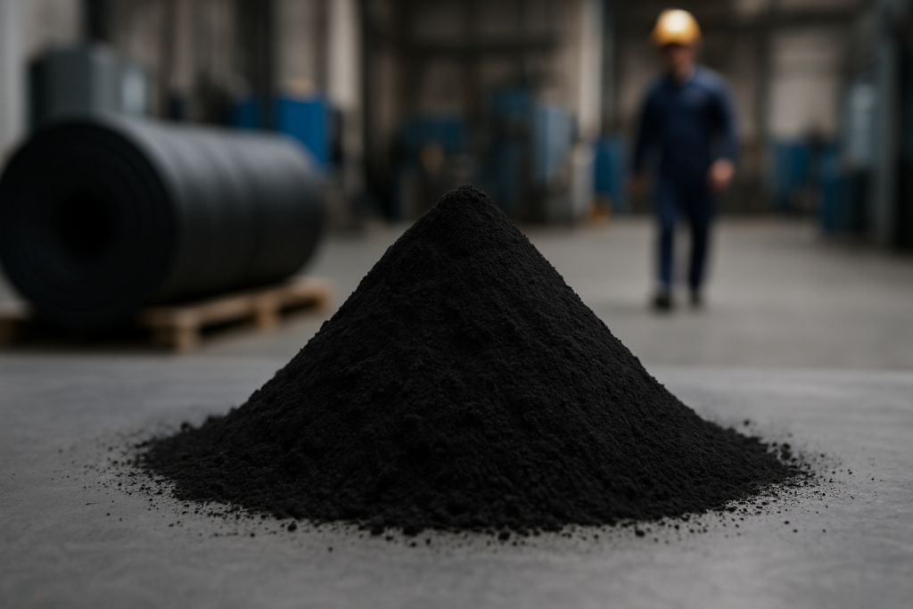 negro de fumo borracha para uso industrial